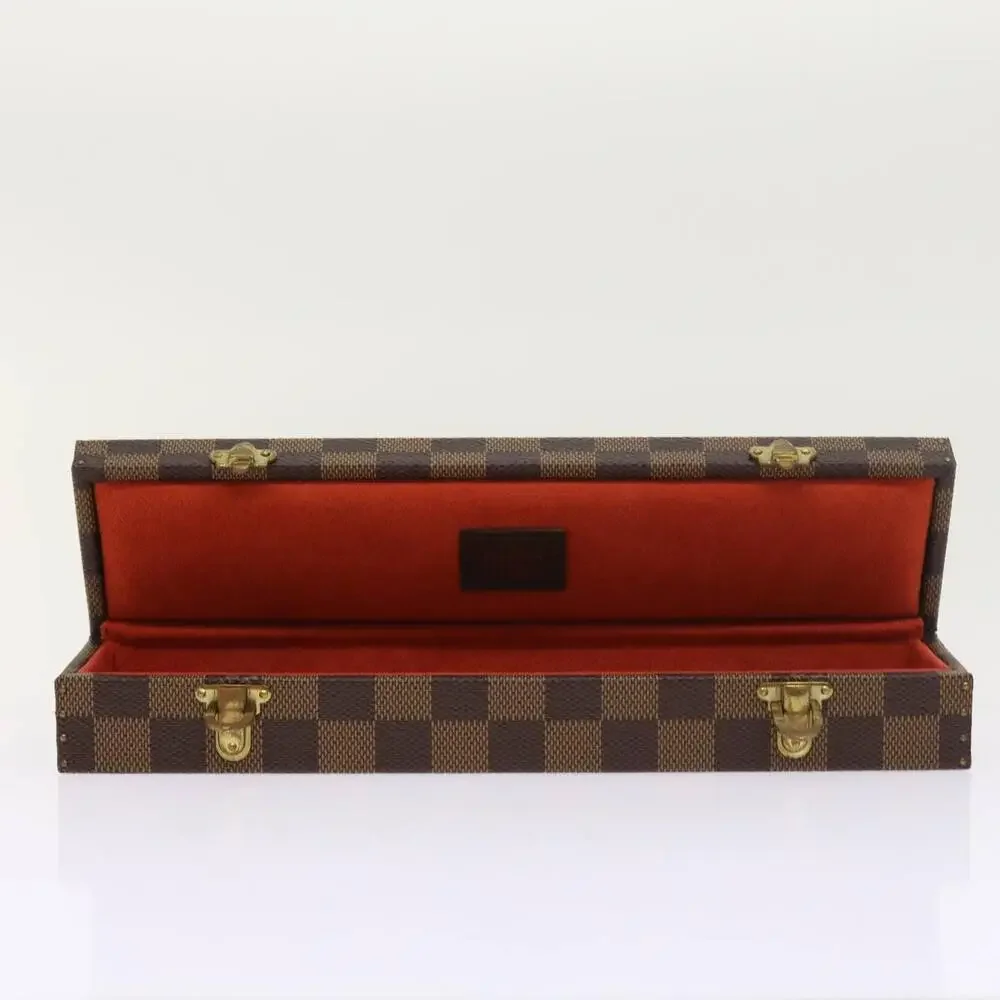 LOUIS VUITTON Damier Ebene Watch Case Trunk